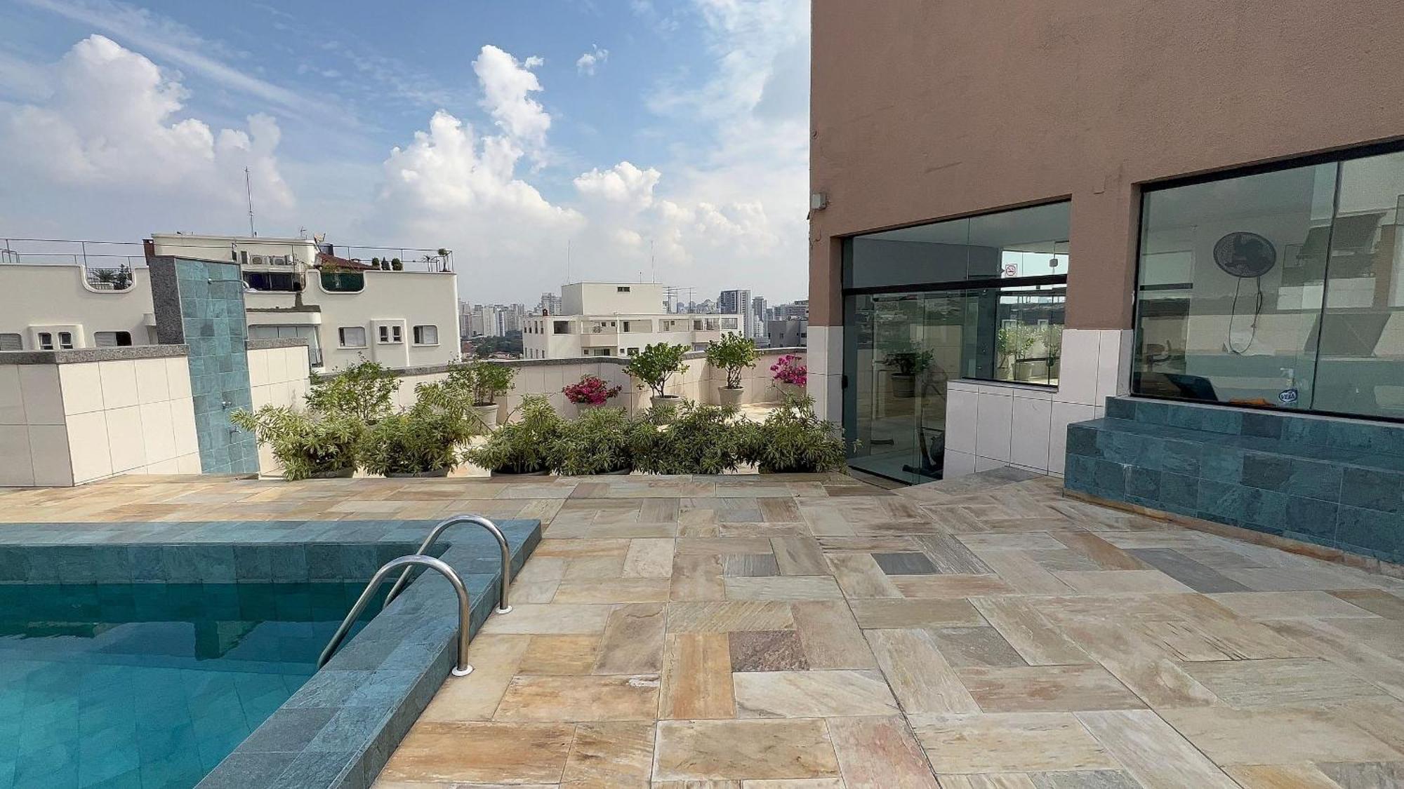Apartamento Flat Moema Garagem Internet Shopping Ibirapuera - Uh1111